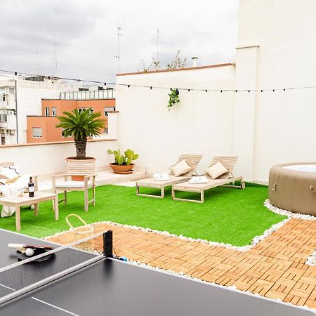 Апартаменты Apulialux Private 100Mq Rooftop Oasis W Jacuzzi Бари Экстерьер фото